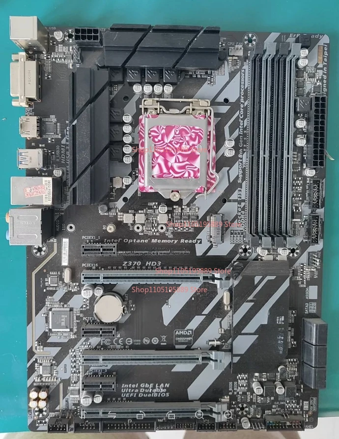 For Gigabyte GA-Z370 HD3 Main Board, Support Intel89 Generation CPU, DDR4 Memory
For Gigabyte GA-Z370 HD3 Main Board, Support Intel89 Generation CPU, DDR4 Memory