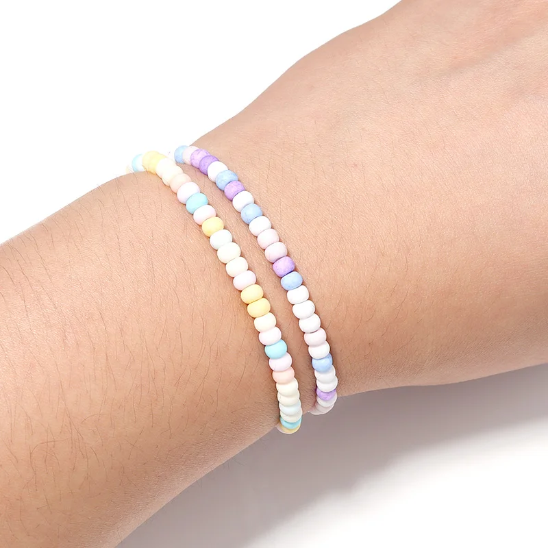 1Pcs Colorful Glass Beads Chain 3x4mm Loose Spacer Beads for Craft Making DIY Bracelet Necklace Waist Chain Accessories
1Pcs Colorful Glass Beads Chain 3x4mm Loose Spacer Beads for Craft Making DIY Bracelet Necklace Waist Chain Accessories