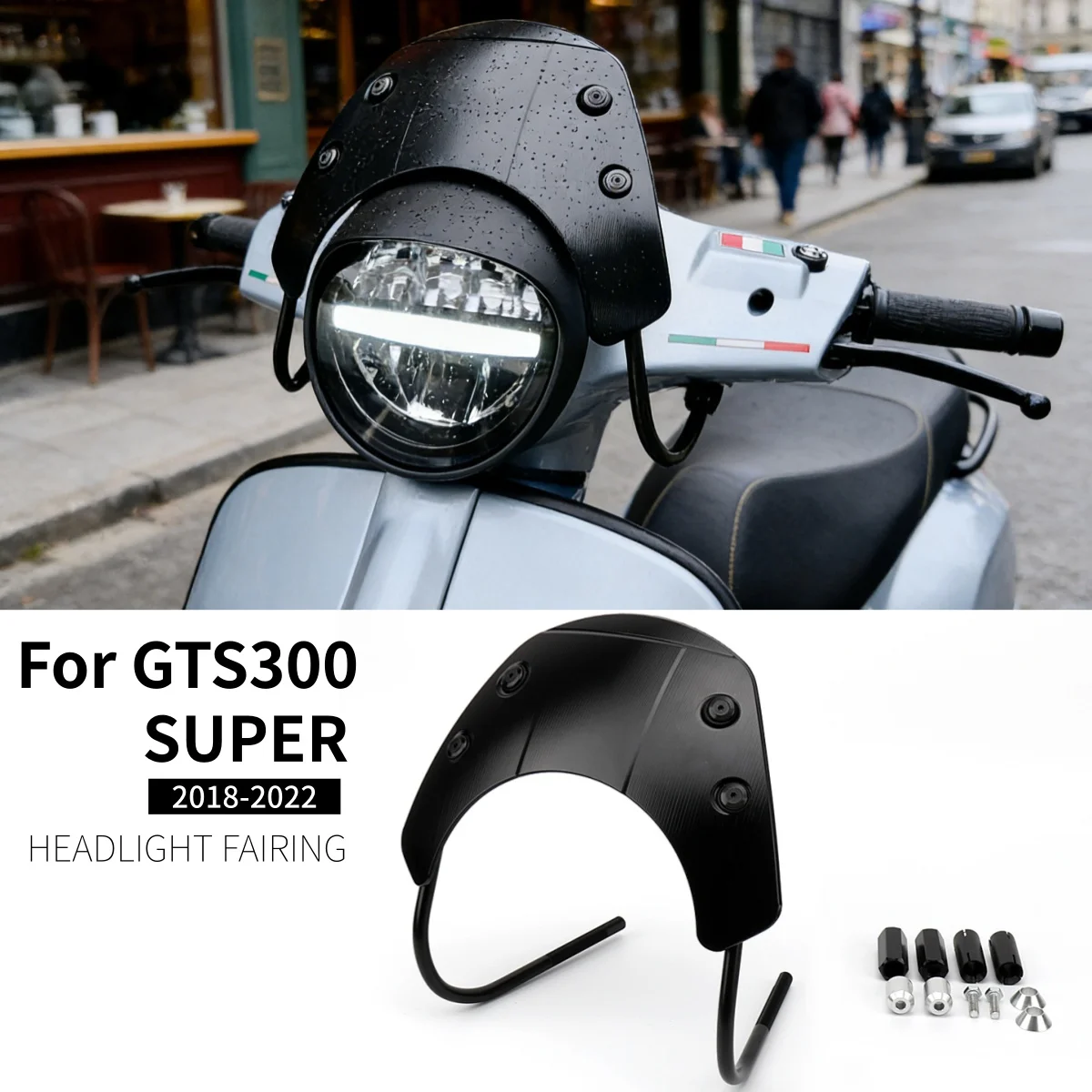Аксессуары для мотоциклов, обтекатель лобового стекла для Vespa GTS 300 gts300 GTS 300 Super 2018-2022, защита переднего ветрового стекла
Аксессуары для мотоциклов, обтекатель лобового стекла для Vespa GTS 300 gts300 GTS 300 Super 2018-2022, защита переднего ветрового стекла