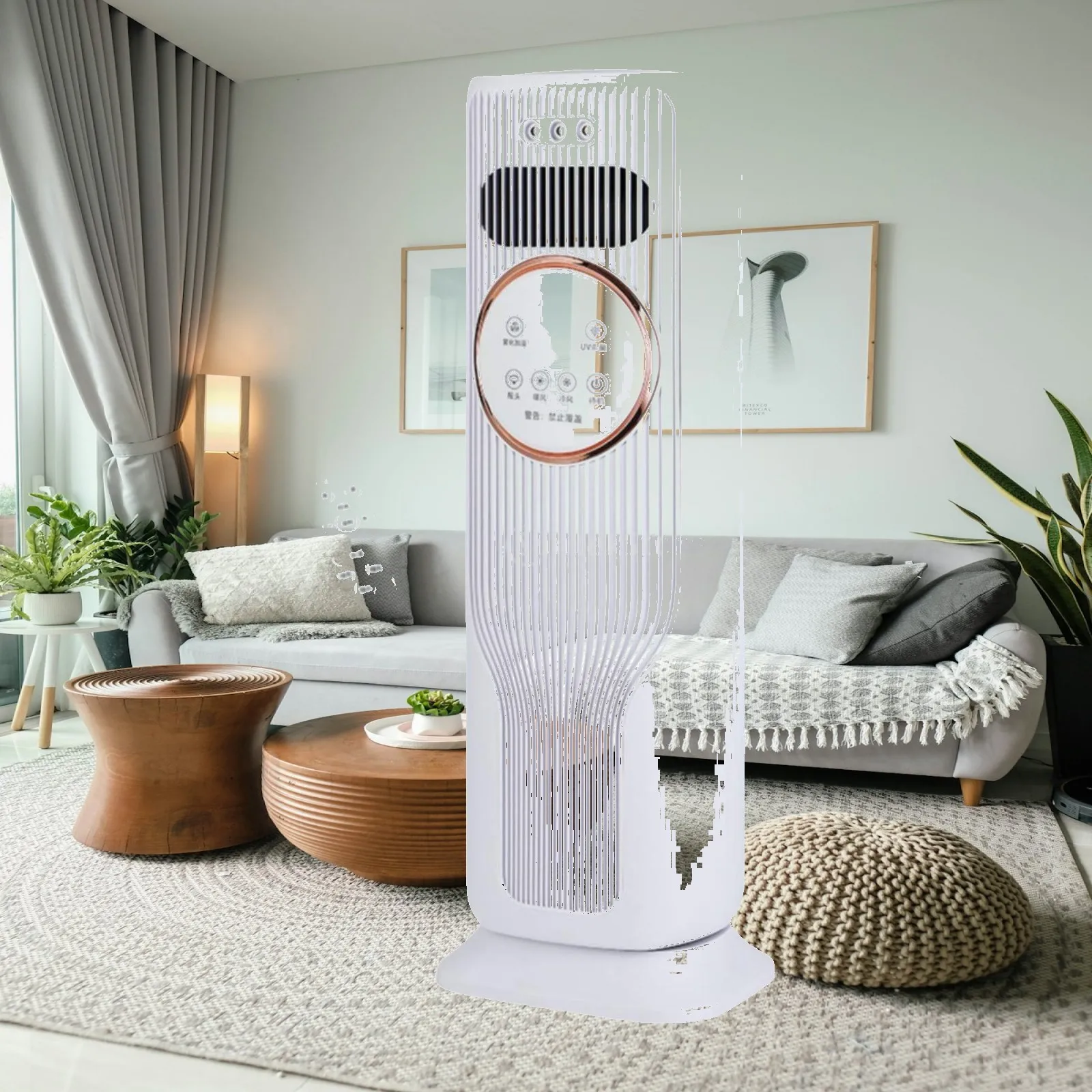 Evaporative Air Cooler Portable Bladeless Three Levels Elegant Ventilation Fan for Farmhouse Pets Indoor Apartment Children
Evaporative Air Cooler Portable Bladeless Three Levels Elegant Ventilation Fan for Farmhouse Pets Indoor Apartment Children