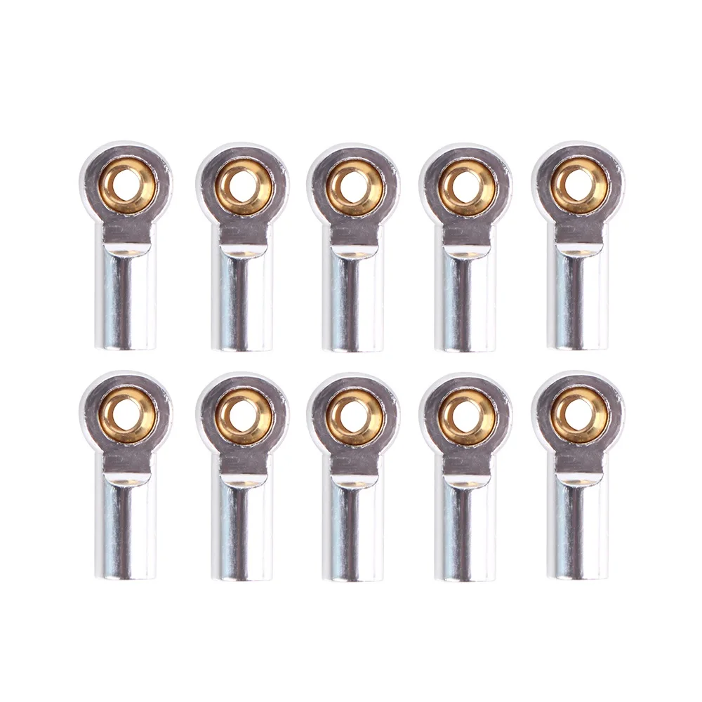10Pcs Metal M3 Link Tie Rod End Ball Joint for 1/10 RC Car Crawler AXIAL SCX10 D90 D110 Tamiya CC01 Silver
10Pcs Metal M3 Link Tie Rod End Ball Joint for 1/10 RC Car Crawler AXIAL SCX10 D90 D110 Tamiya CC01 Silver