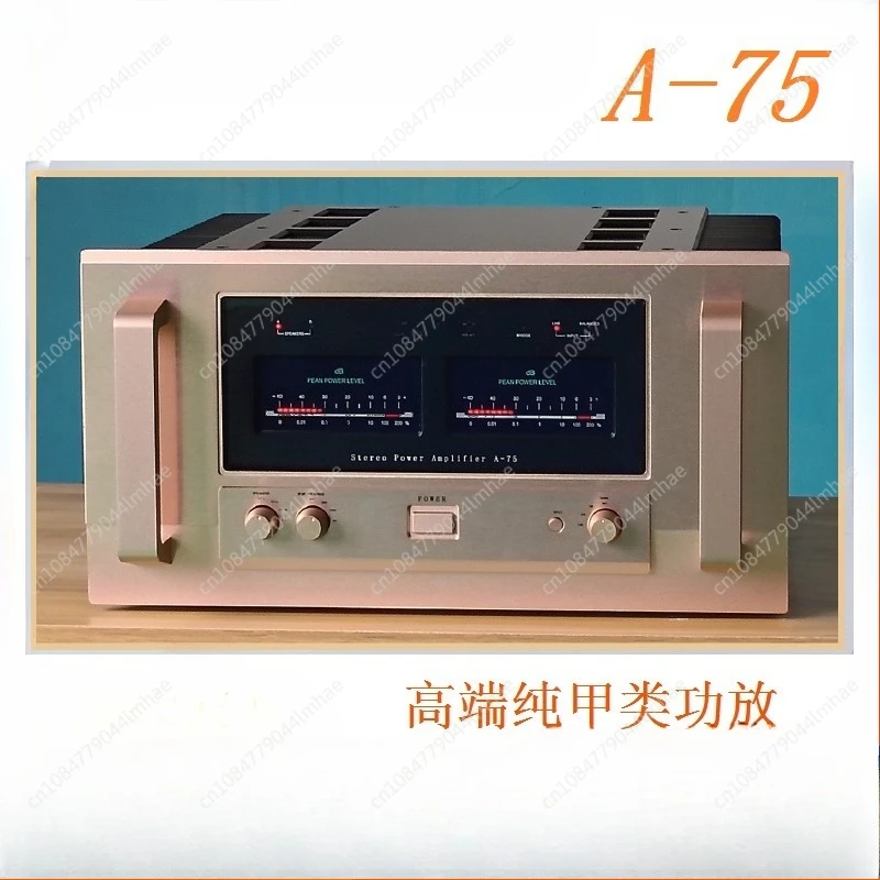 A-75 Pure Class A Golden Voice HIFI Amplifier Voltage 220V/110V Damping Coefficient 1000 Maximum Power Consumption 520W
A-75 Pure Class A Golden Voice HIFI Amplifier Voltage 220V/110V Damping Coefficient 1000 Maximum Power Consumption 520W