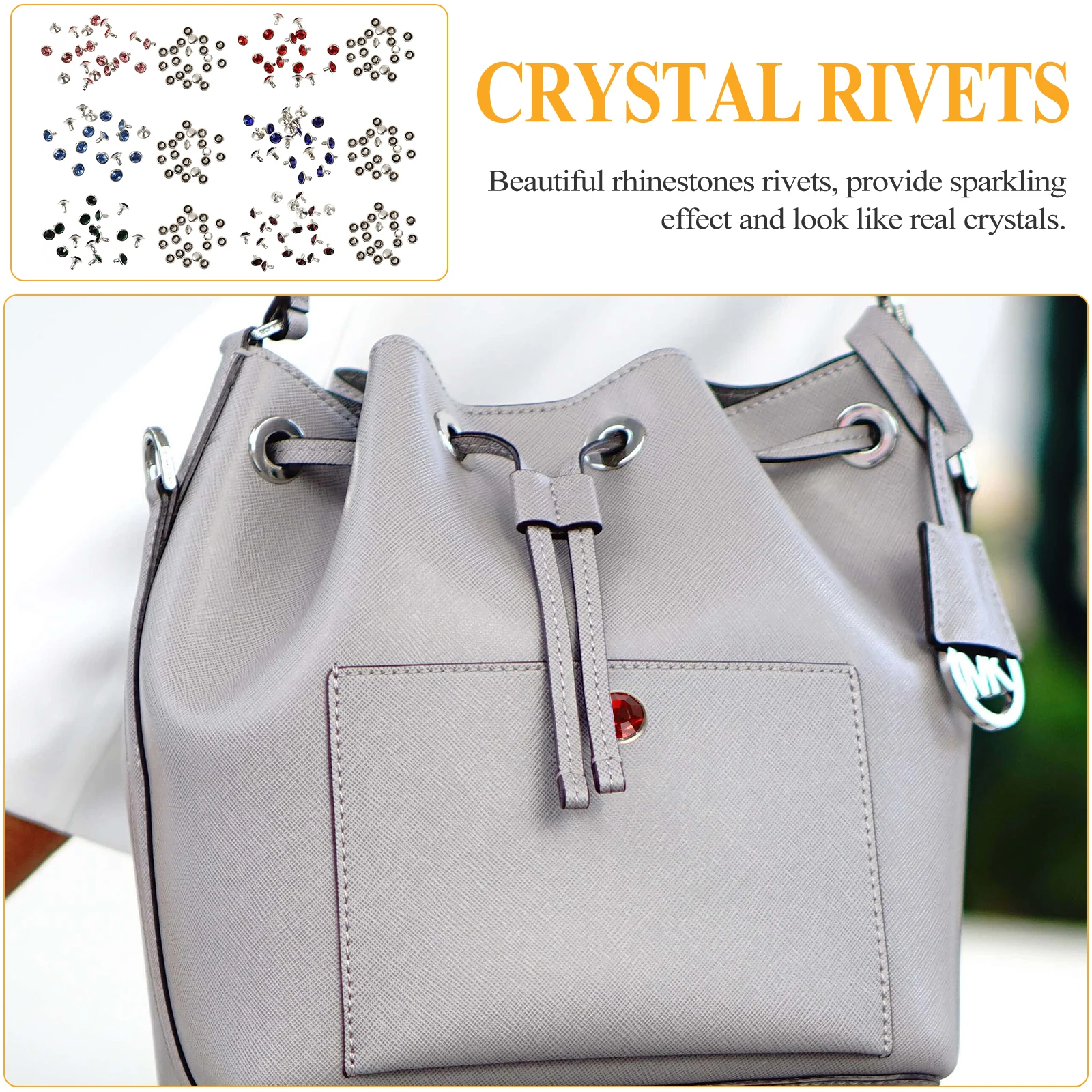 120pcs Rhinestone Rivets 8mm Silver Edge Multicolor Crystal Decorative for Craft Bags Shoes Accessories
120pcs Rhinestone Rivets 8mm Silver Edge Multicolor Crystal Decorative for Craft Bags Shoes Accessories