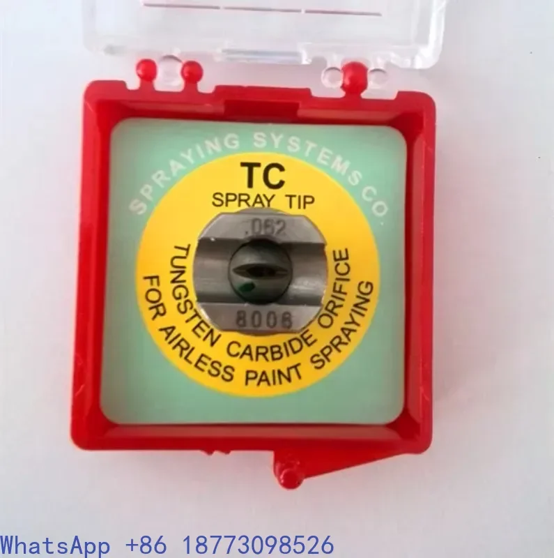 Spraying Systems Co., USA Spraying nozzle fan-shaped carbide nozzle TP650008-TC
Spraying Systems Co., USA Spraying nozzle fan-shaped carbide nozzle TP650008-TC