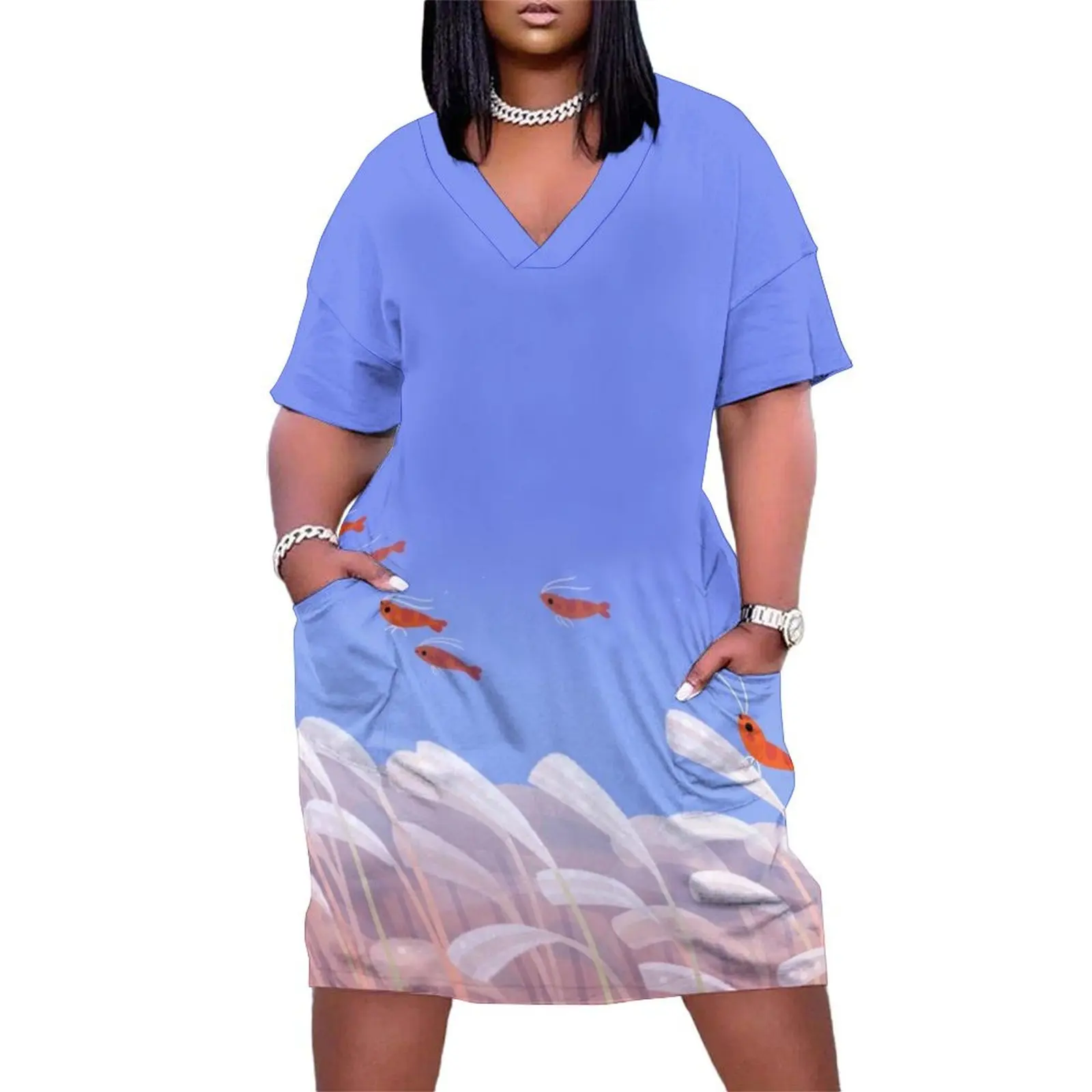 Flying cherry shrimp Loose Pocket Dress purple dress Bride dresses womens dress Woman dresses
Flying cherry shrimp Loose Pocket Dress purple dress Bride dresses womens dress Woman dresses