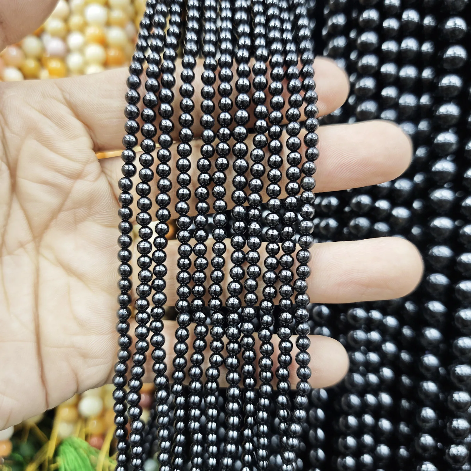 Black Tourmaline Round Bead Brazil Ore Loose Bead DIY Bracelet Accessories
Black Tourmaline Round Bead Brazil Ore Loose Bead DIY Bracelet Accessories