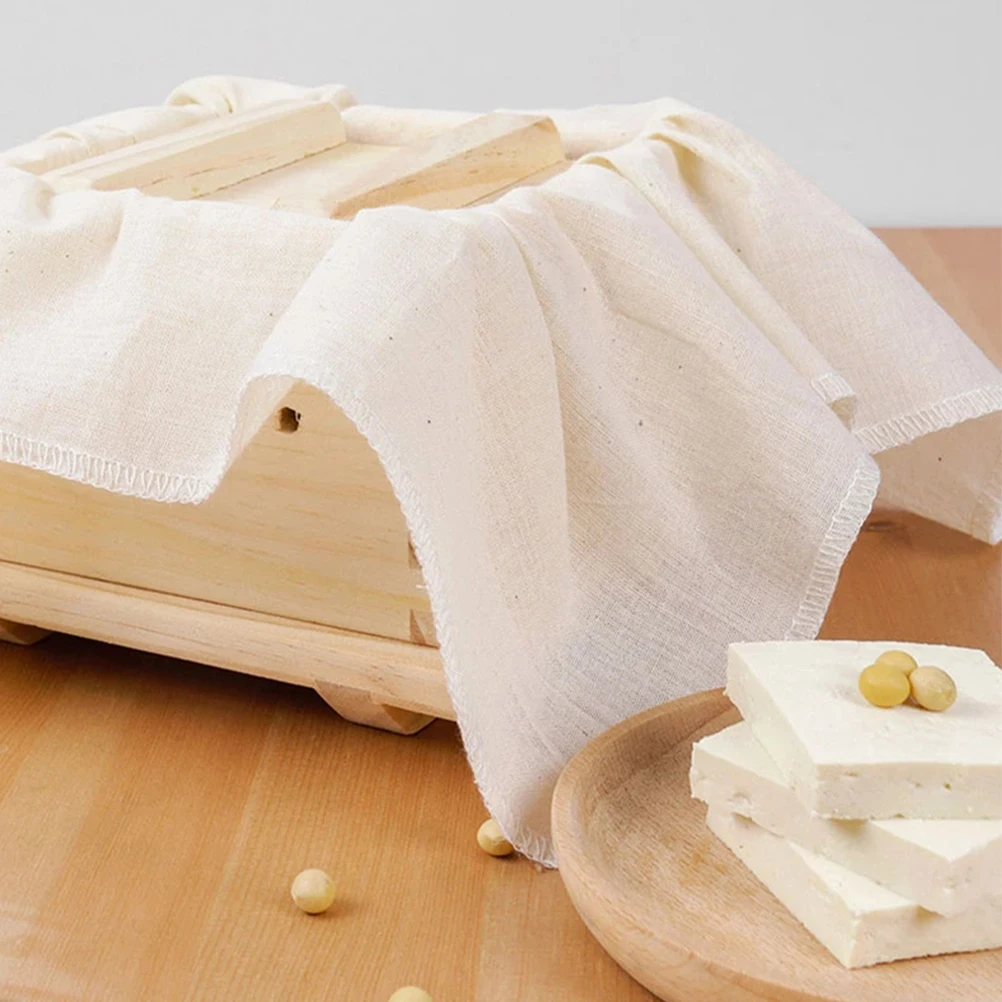 2pcs Reusable Cheesecloth for Straining Milk Yogurt Broth Juice Oil Kitchen Cloth Filter Cheese Making Tofu Canning Baking
2pcs Reusable Cheesecloth for Straining Milk Yogurt Broth Juice Oil Kitchen Cloth Filter Cheese Making Tofu Canning Baking