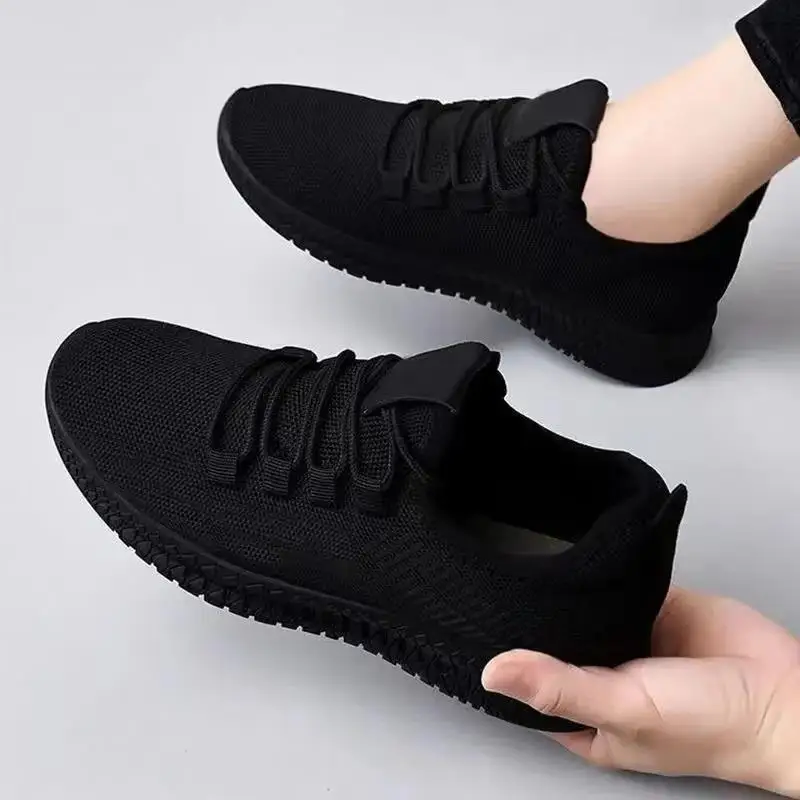 Black Casual Kitchen Work Shoes Breathable Anti-slip Soft Bottom Old Beijing Cloth Shoes Women's Mom Leisure Net Shoes
Black Casual Kitchen Work Shoes Breathable Anti-slip Soft Bottom Old Beijing Cloth Shoes Women's Mom Leisure Net Shoes