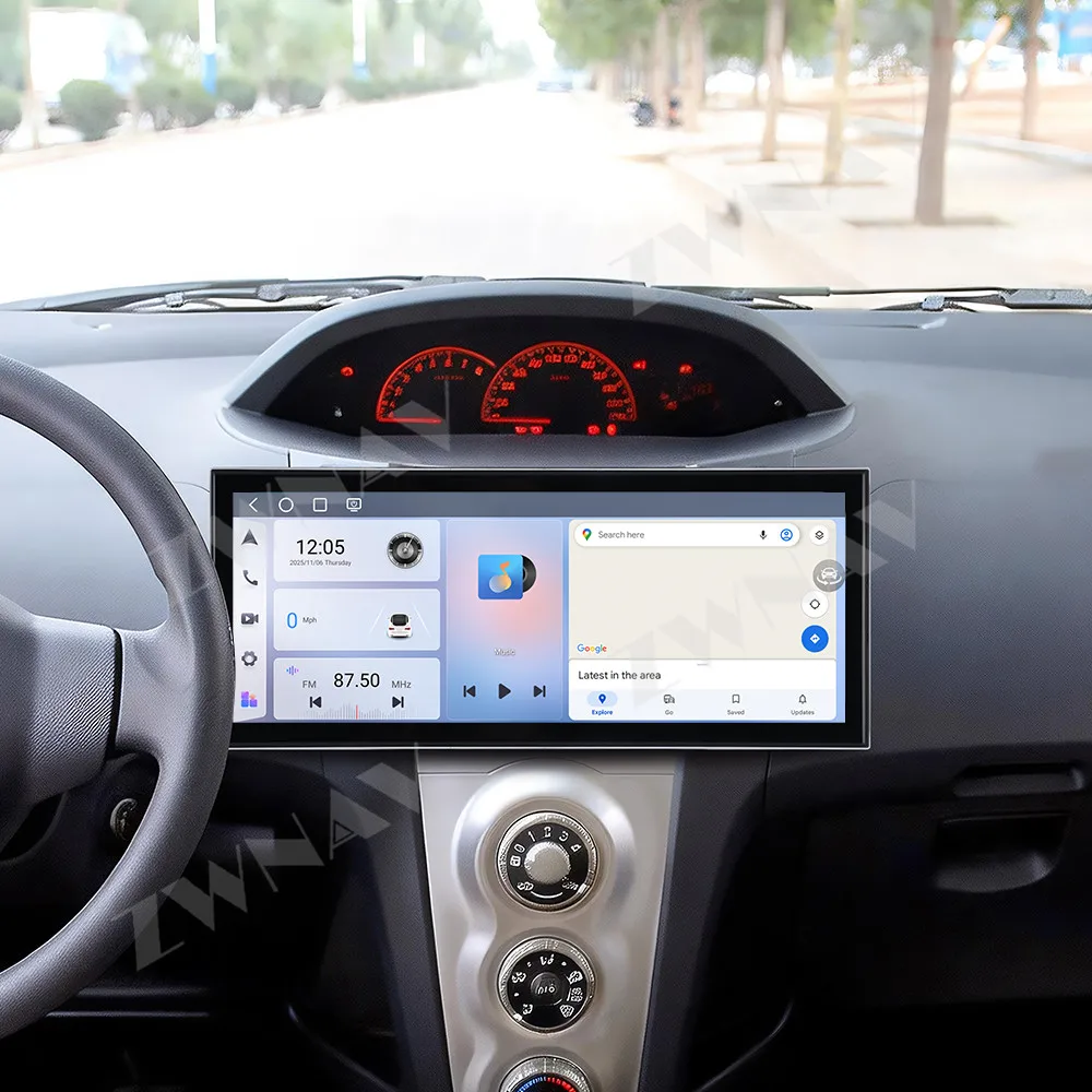 Для Toyota Yaris 2005-2011: Автомобильный GPS-мультимедийный плеер Android 15 с экраном 15,8 дюйма, радио, аудио, стерео, головное устройство, аксессуары для интерьера автомобиля
Для Toyota Yaris 2005-2011: Автомобильный GPS-мультимедийный плеер Android 15 с экраном 15,8 дюйма, радио, аудио, стерео, головное устройство, аксессуары для интерьера автомобиля
