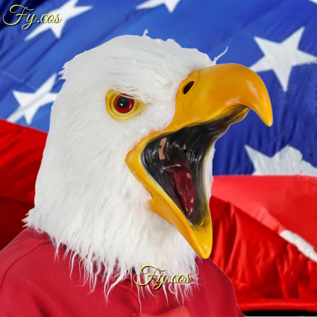 Eagle Mask Women's Costume for Parents 2023 Funny Horse Monkey Cat Donkey Animal Full Face Latex Halloween Festival Cosplay Prop
Eagle Mask Women's Costume for Parents 2023 Funny Horse Monkey Cat Donkey Animal Full Face Latex Halloween Festival Cosplay Prop