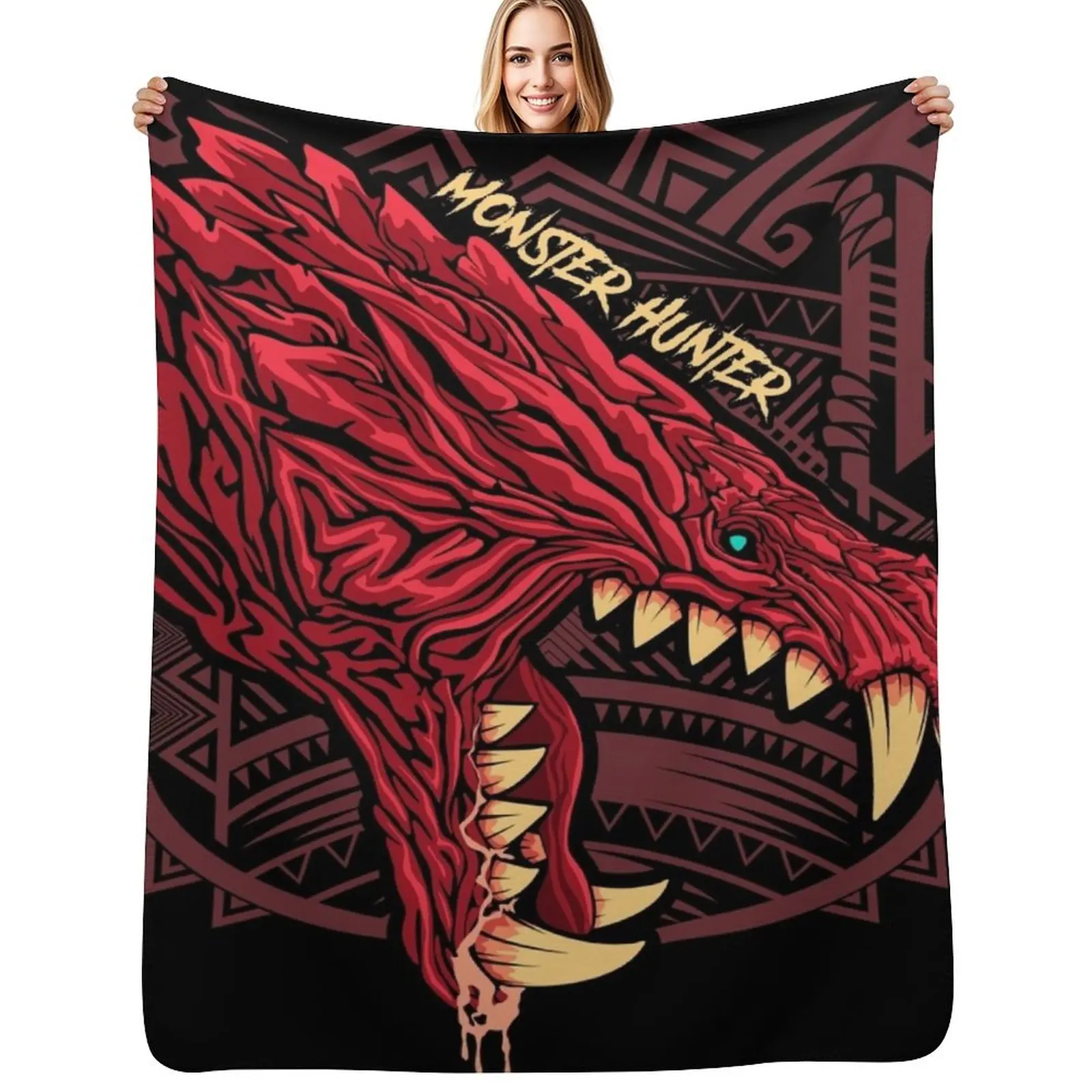 Odogaron Monster Hunter Throw Blanket Lightweight Warm Blanket for Indoor Outdoor Use
Odogaron Monster Hunter Throw Blanket Lightweight Warm Blanket for Indoor Outdoor Use