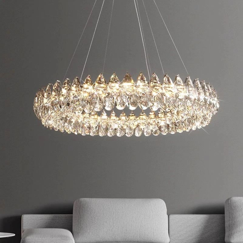 Modern crystal chandeliers indoor lighting Ceiling lamp hanging lights led chandeliers for the living room indoor lighting
Modern crystal chandeliers indoor lighting Ceiling lamp hanging lights led chandeliers for the living room indoor lighting