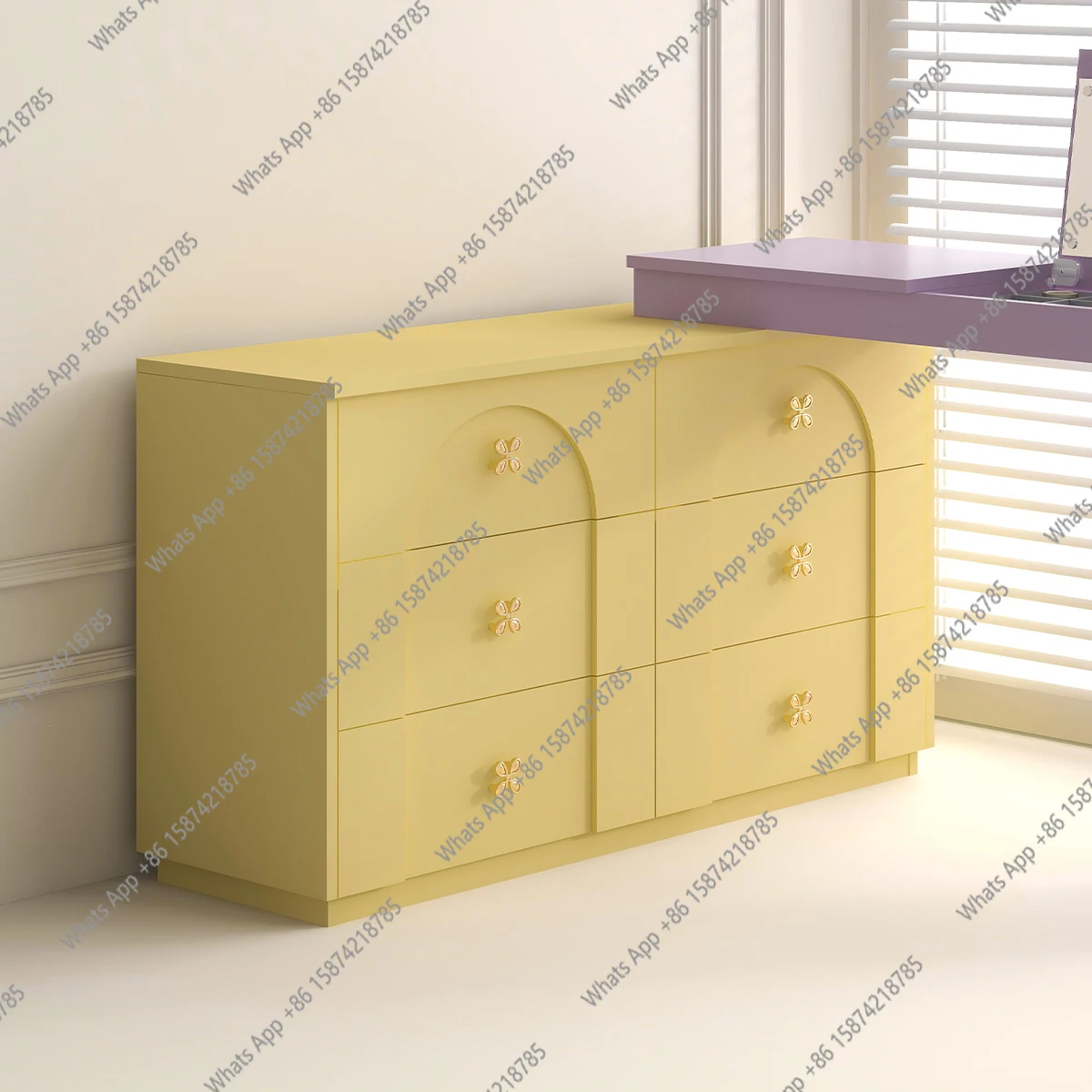 Creamy sideboard, cupboard, cabinet, modern simple entrance door, entrance bedroom, six-bucket storage cabinet
Creamy sideboard, cupboard, cabinet, modern simple entrance door, entrance bedroom, six-bucket storage cabinet