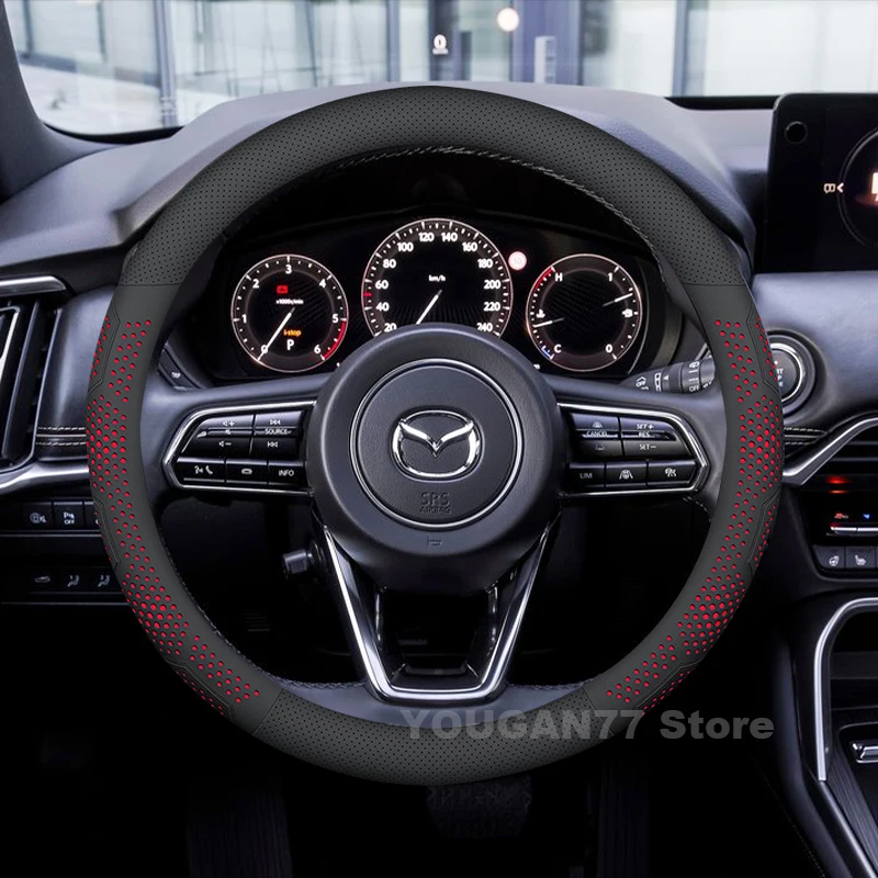 Leather Car Steering Wheel Cover For ALL NEW Mazda CX-50 CX60 CX70 CX80 CX90 2023-2025 Auto interior Mazda CX70 Accessories 2025
Leather Car Steering Wheel Cover For ALL NEW Mazda CX-50 CX60 CX70 CX80 CX90 2023-2025 Auto interior Mazda CX70 Accessories 2025