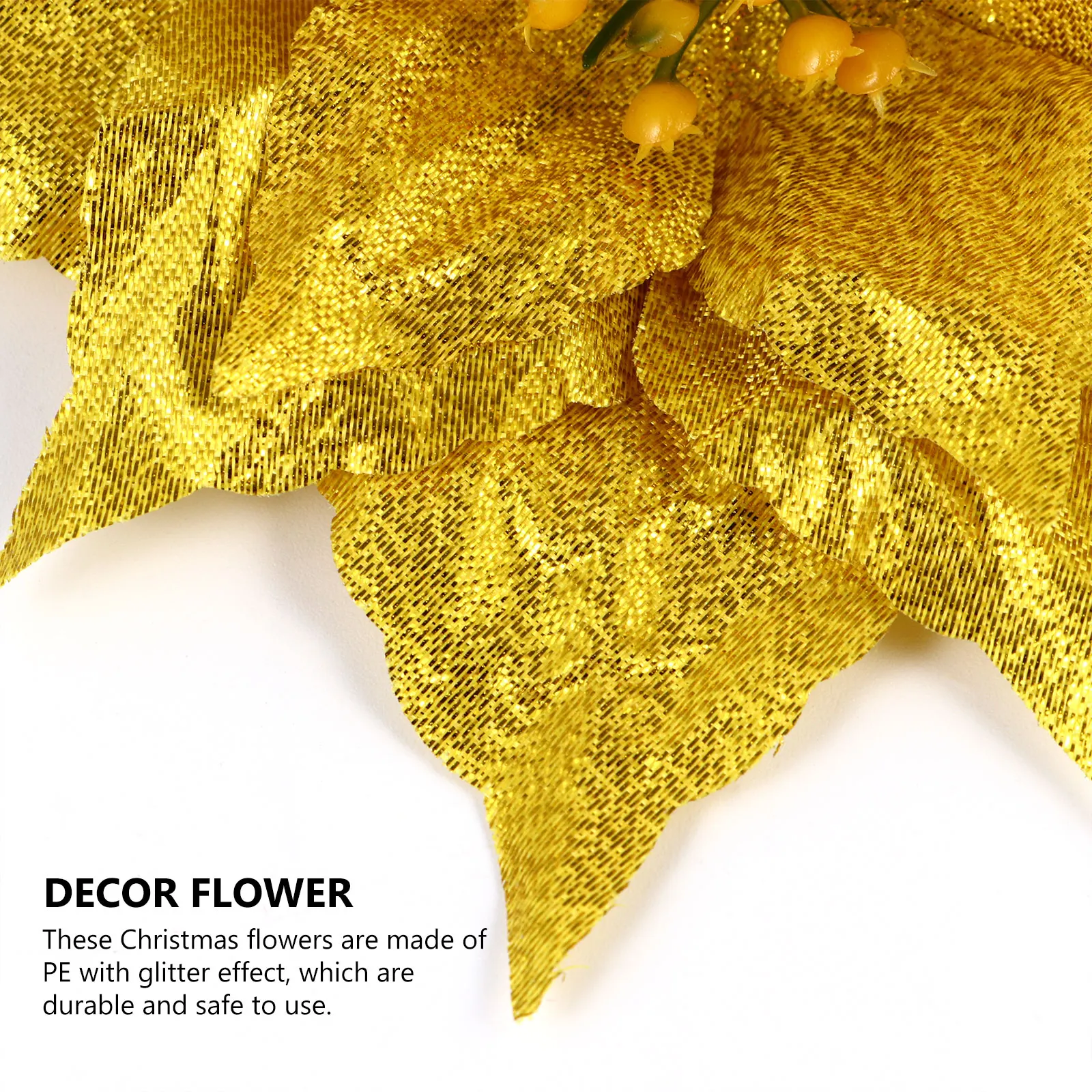 7Pcs Christmas Glitter Artificial Pe Flowers DIY Decor Accessories for Holiday Party Wedding Festival Decor Flower
7Pcs Christmas Glitter Artificial Pe Flowers DIY Decor Accessories for Holiday Party Wedding Festival Decor Flower