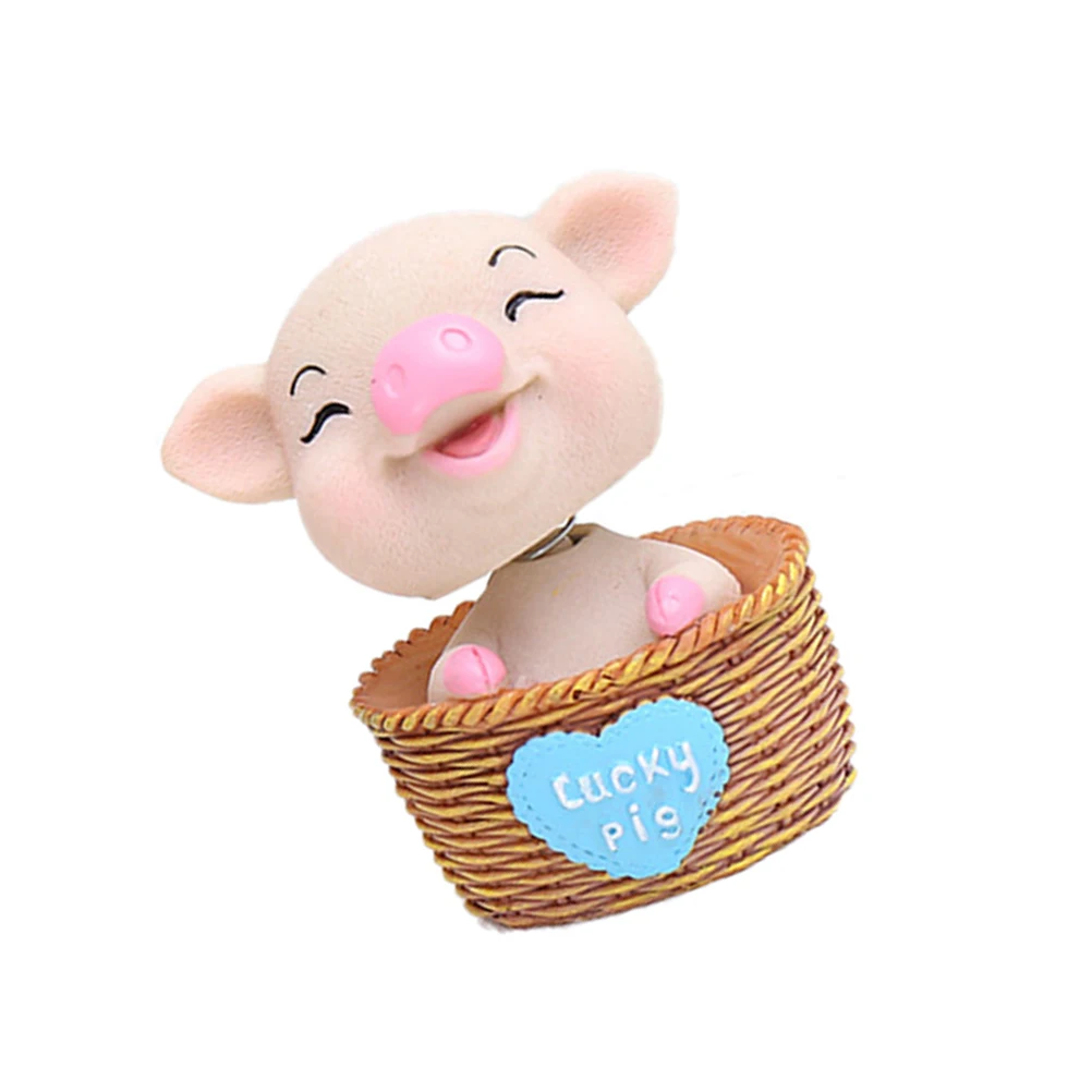 Bobble Head Ornament Resin Car Dashboard Car Ornaments Decorations Shaking Piggy Home Party Gifts Figurines
Bobble Head Ornament Resin Car Dashboard Car Ornaments Decorations Shaking Piggy Home Party Gifts Figurines