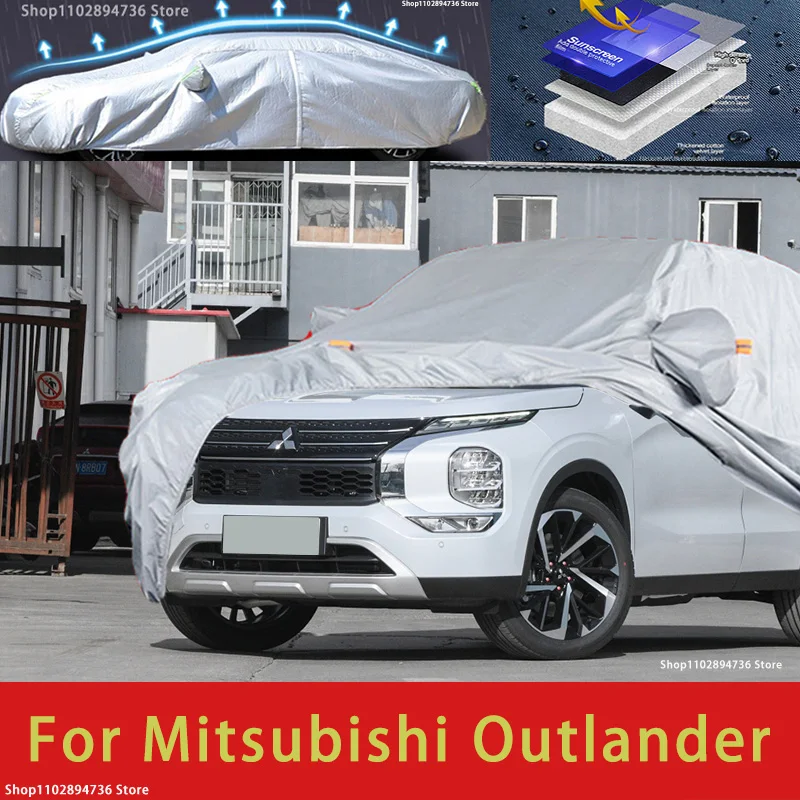 For Mitsubishi Outlander Car protective cover, sun protection, cooling protection, car clothing, car paint protection auto
For Mitsubishi Outlander Car protective cover, sun protection, cooling protection, car clothing, car paint protection auto