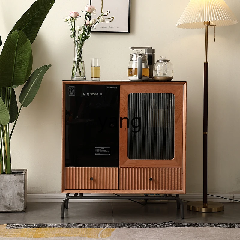 LTT solid wood smart tea bar machine cabinet fully automatic with disinfection integrated wabi sabi log color side cabinet
LTT solid wood smart tea bar machine cabinet fully automatic with disinfection integrated wabi sabi log color side cabinet