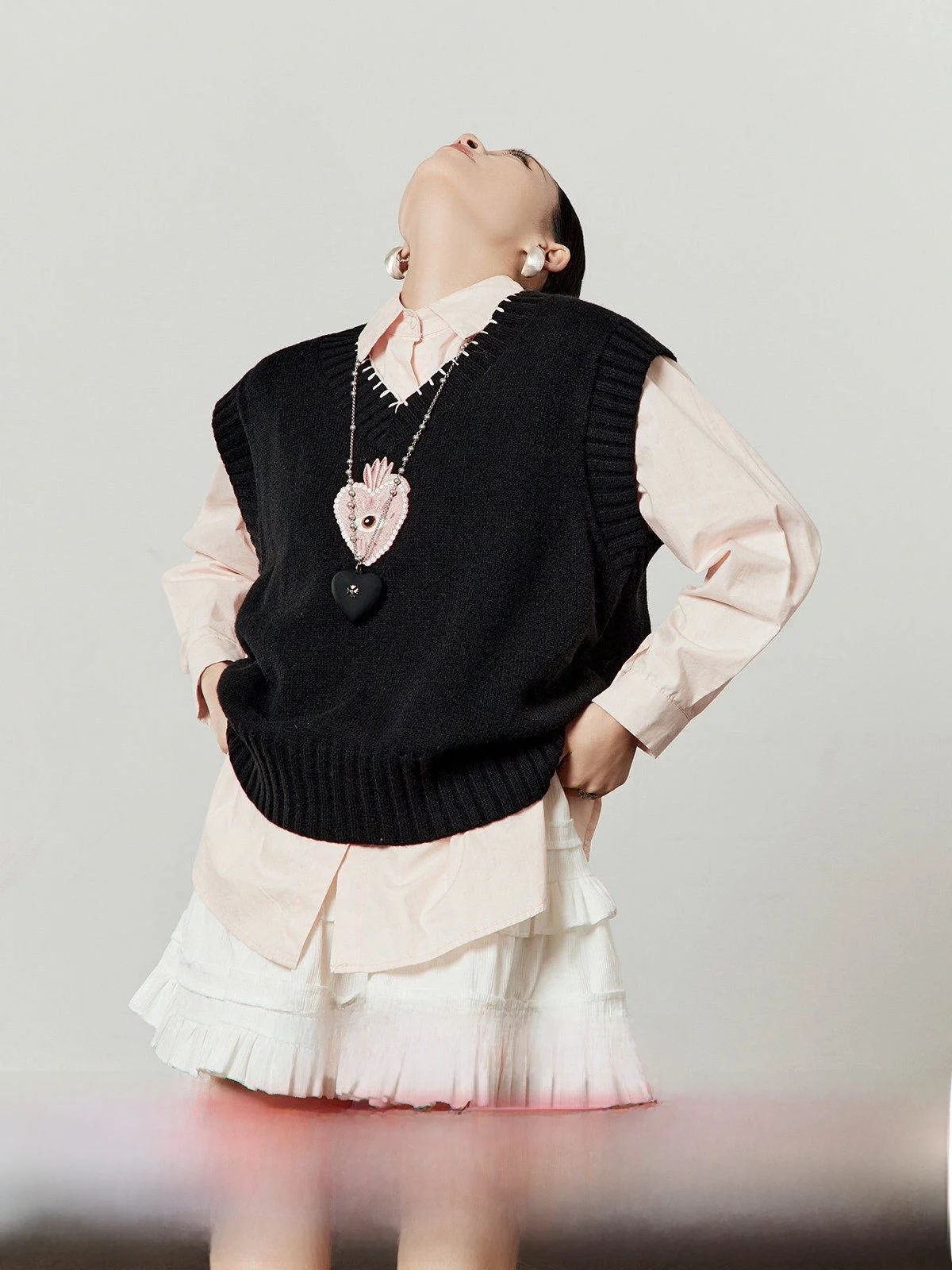 Bla Vest Women's New Autumn 2025 Eye Love Heart Print Casual Outerwear Tank Top Commute Sle Pure Color V-ne No Button
Bla Vest Women's New Autumn 2025 Eye Love Heart Print Casual Outerwear Tank Top Commute Sle Pure Color V-ne No Button