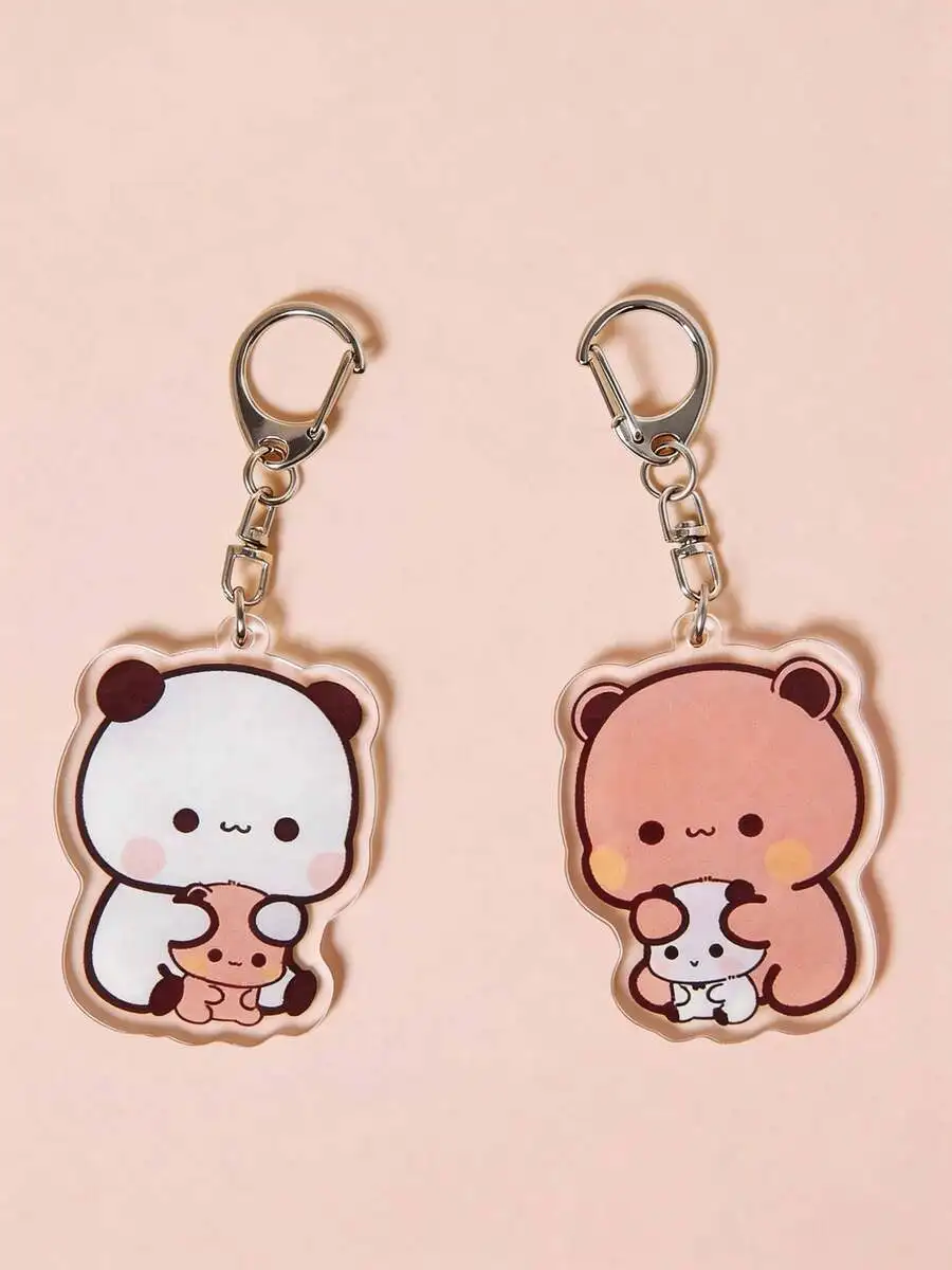 Cute Bear Acrylic Keychain Pendant For Bag Backpack Accessories
Cute Bear Acrylic Keychain Pendant For Bag Backpack Accessories