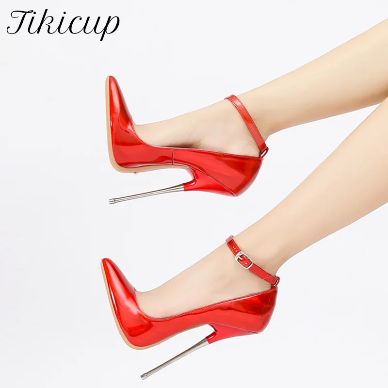 Дизайнерские пикантные туфли на высоком металлическом каблуке 16 см, блестящие красные, золотые туфли-лодочки с острым носком, SM Cross Dresser, фетиш-мужская обувь для косплея, унисекс
Дизайнерские пикантные туфли на высоком металлическом каблуке 16 см, блестящие красные, золотые туфли-лодочки с острым носком, SM Cross Dresser, фетиш-мужская обувь для косплея, унисекс
