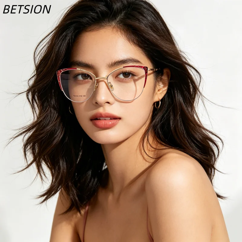 BETSION Trendy Vintage Metal Cat-Eye Reading Glasses Myopia Blue Light Blocking Fashion Spring Hinge Presbyopia #87198
BETSION Trendy Vintage Metal Cat-Eye Reading Glasses Myopia Blue Light Blocking Fashion Spring Hinge Presbyopia #87198