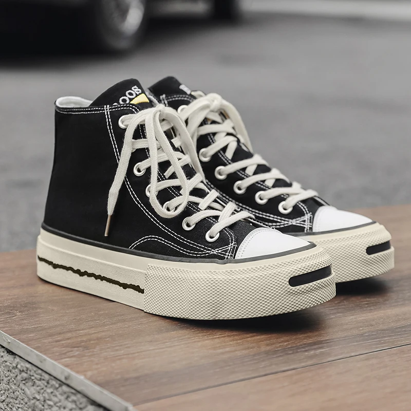 2025Spring and Summer New Comfortable Casual Versatile Niche High-Quality Men's High-Top Canvas Shoes Sneakers Vulcanized Shoes
2025Spring and Summer New Comfortable Casual Versatile Niche High-Quality Men's High-Top Canvas Shoes Sneakers Vulcanized Shoes