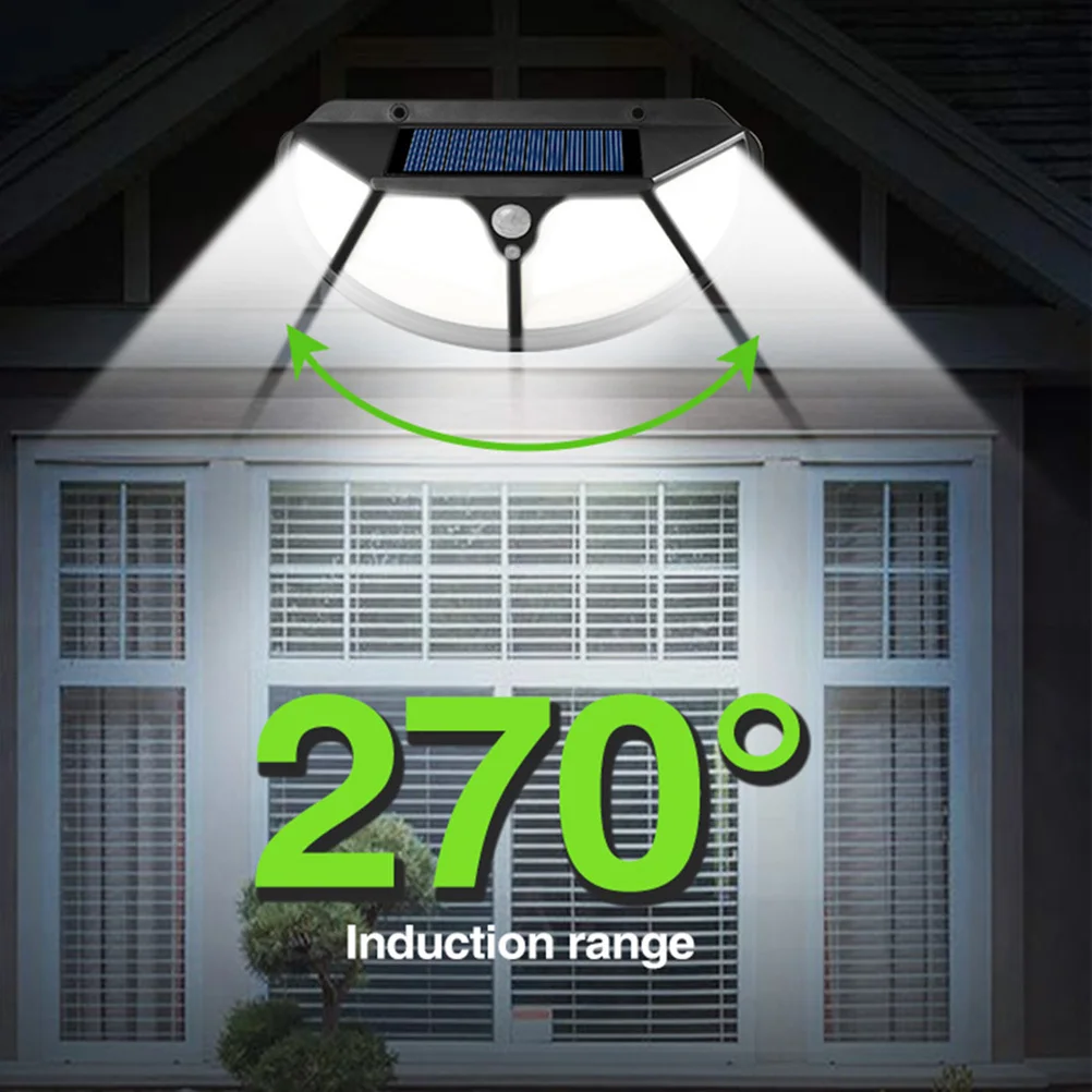 Solar Outdoor Wall Light 102LED 4-Sided Motion Sensor Waterproof Solar Street Light Garden Porch Waterproof Wall Lamp
Solar Outdoor Wall Light 102LED 4-Sided Motion Sensor Waterproof Solar Street Light Garden Porch Waterproof Wall Lamp