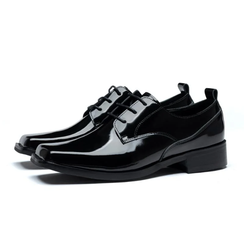 Luxury Patent Leather Men Shoes Casual Fashion Square Toe Lace Up Derby Shoes Mens Daily Business Party Dress Shoes Size 37-44
Luxury Patent Leather Men Shoes Casual Fashion Square Toe Lace Up Derby Shoes Mens Daily Business Party Dress Shoes Size 37-44
