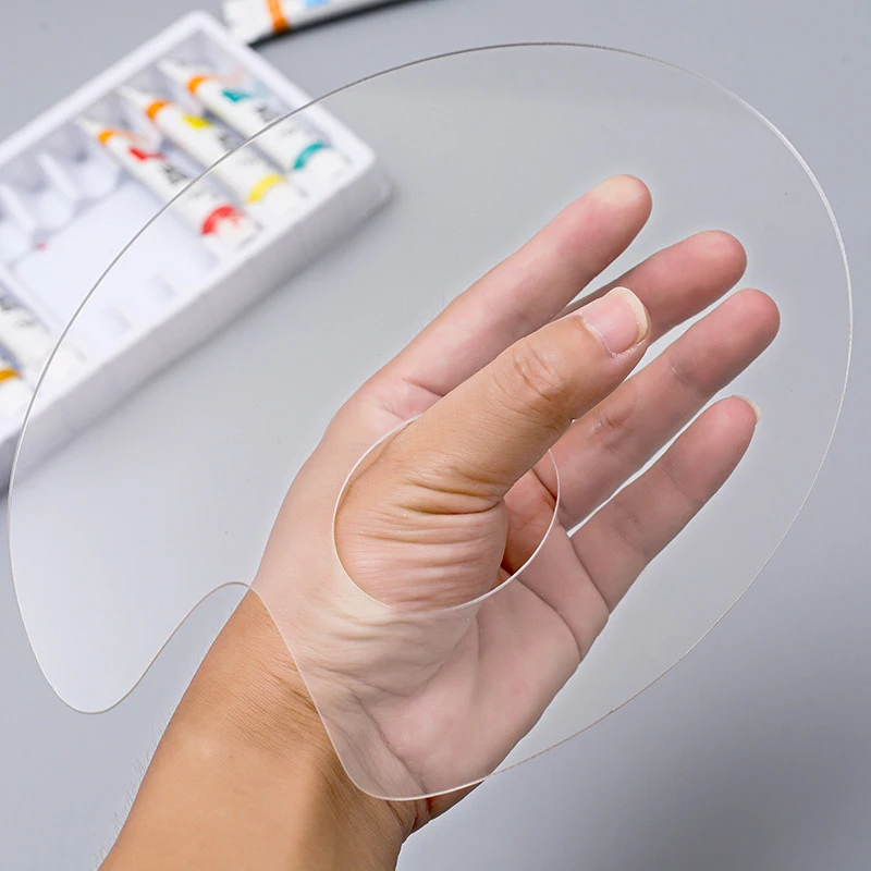 Transparent Acrylic Paint Palette Oval Art Palette Watercolor Gouache Oil Paint Mixing Palette Easy Clean Plastic Paint Pallette
Transparent Acrylic Paint Palette Oval Art Palette Watercolor Gouache Oil Paint Mixing Palette Easy Clean Plastic Paint Pallette