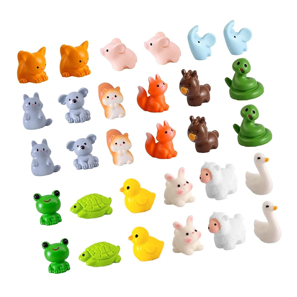 30 Pcs Miniature Landscape Decoration Frogs Ducks Resin Figurines Desk Bookshelf Garden Ornament Animal Statues Mini Animals
30 Pcs Miniature Landscape Decoration Frogs Ducks Resin Figurines Desk Bookshelf Garden Ornament Animal Statues Mini Animals