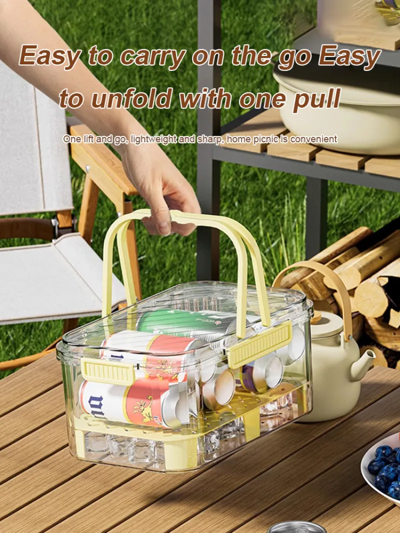 【Mobile small refrigerator】Outdoor picnic cold storage box with handle Long-lasting refrigeration
【Mobile small refrigerator】Outdoor picnic cold storage box with handle Long-lasting refrigeration