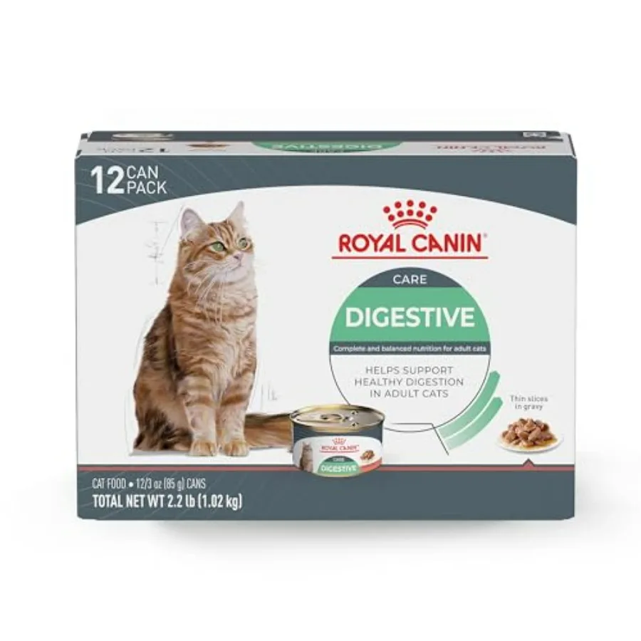 Feline Care Nutrition Digestive Care Adult Thin Slices in Gravy Cat Food, 3 oz Pack of 12
Feline Care Nutrition Digestive Care Adult Thin Slices in Gravy Cat Food, 3 oz Pack of 12