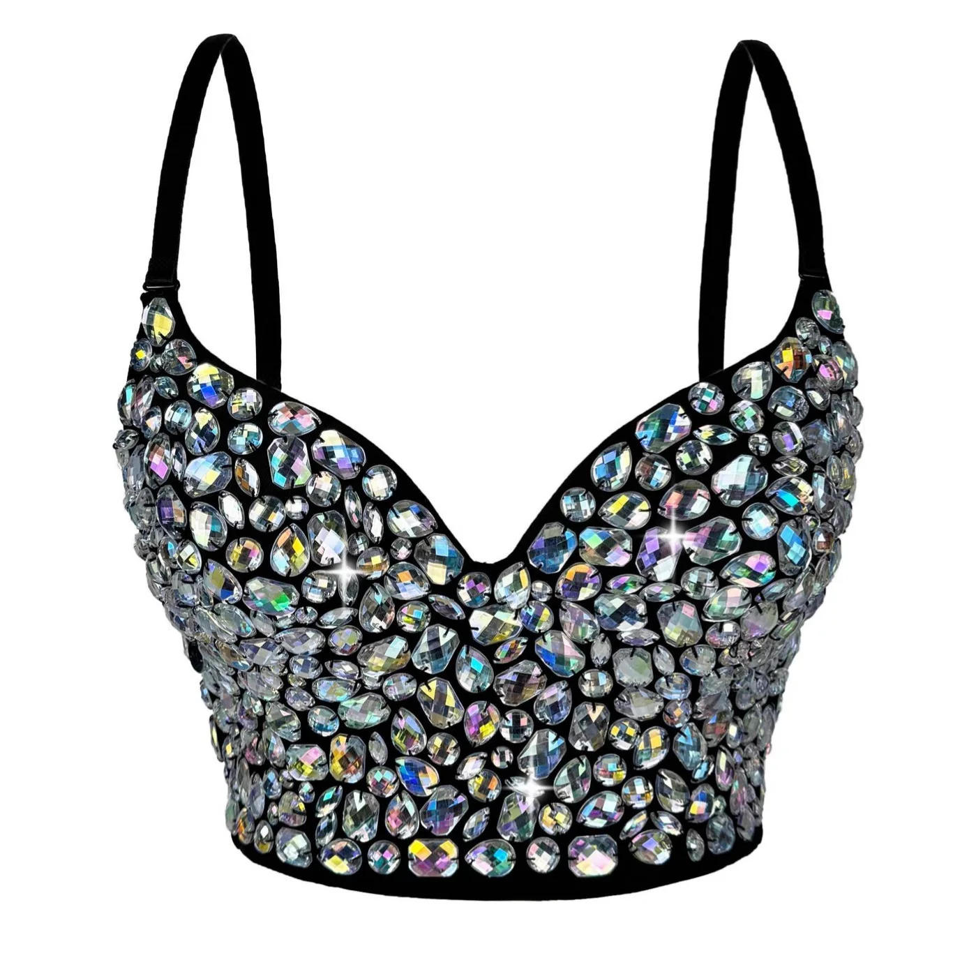 Multicolor Shinning Decoration Bustier Crop Top Women Fashion Dance Party Corset Bra Sexy Nightclub Camisole Top LI40
Multicolor Shinning Decoration Bustier Crop Top Women Fashion Dance Party Corset Bra Sexy Nightclub Camisole Top LI40
