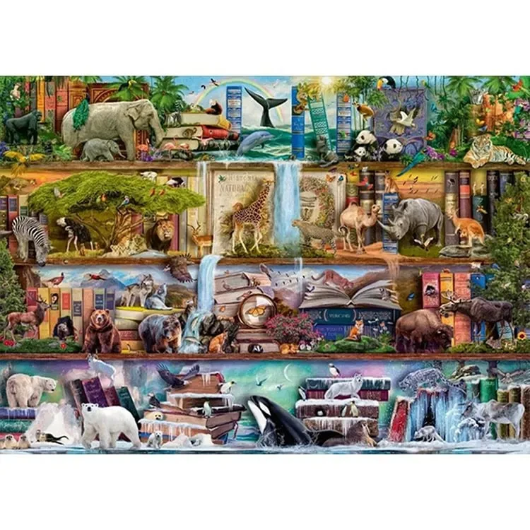 500/1000/1200/2000PCS Jigsaw Puzzle Wildlife Books Home Family Activity Games for Gameroom Bedroom Home Decor Frameless
500/1000/1200/2000PCS Jigsaw Puzzle Wildlife Books Home Family Activity Games for Gameroom Bedroom Home Decor Frameless