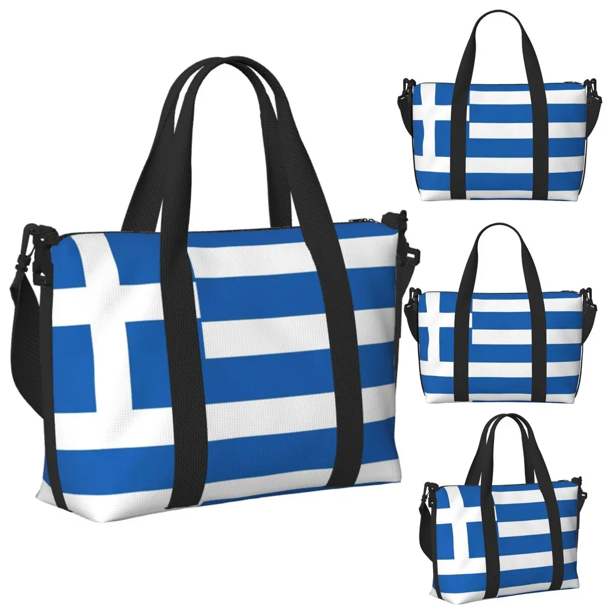 Greek Flag National Flag Of Greece Beach Travel Bag Large Capacity Tote Bags for Gym Yoga Women Shopping Duffle Shoulder Bag
Greek Flag National Flag Of Greece Beach Travel Bag Large Capacity Tote Bags for Gym Yoga Women Shopping Duffle Shoulder Bag