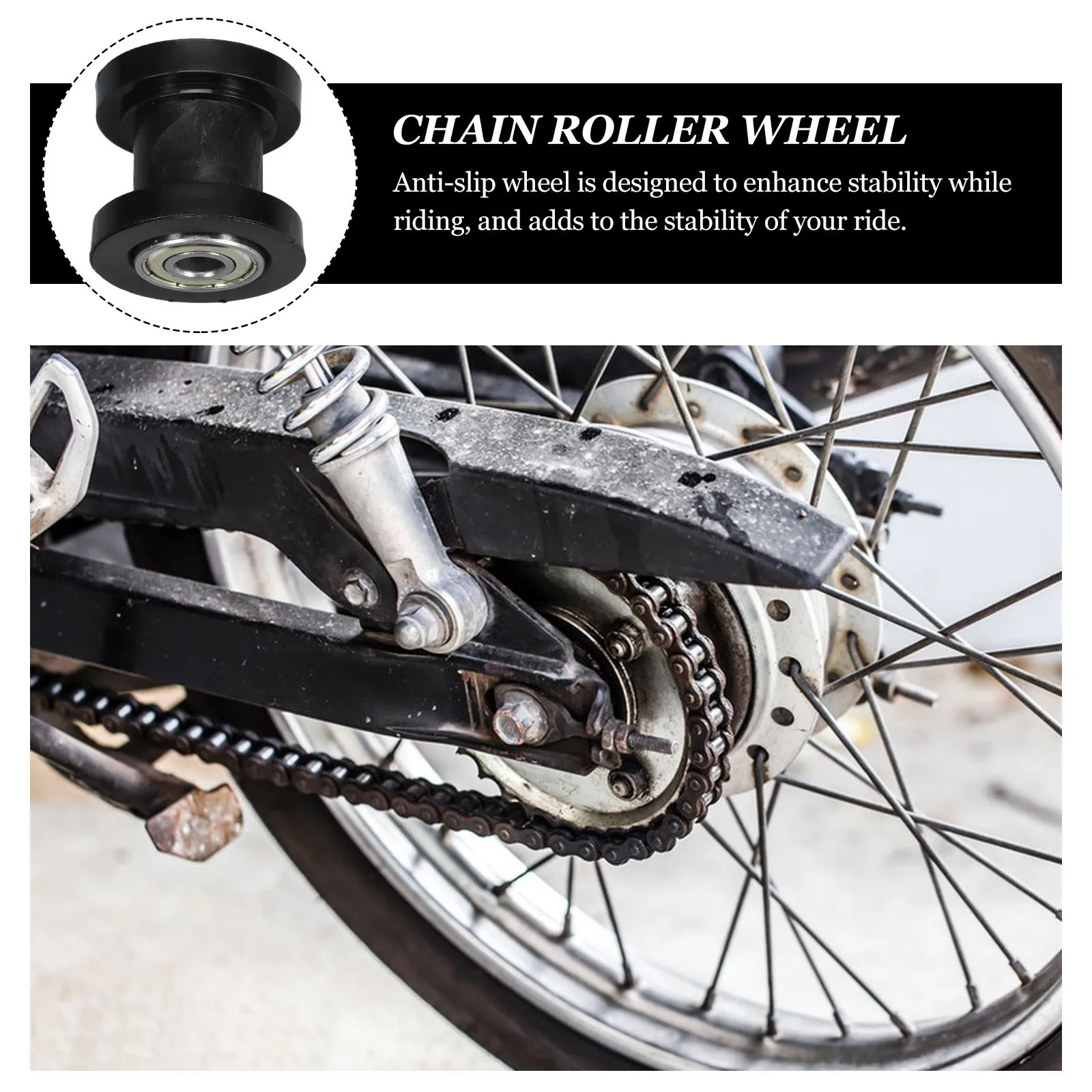 2pcs Motorcycle Chain Tensioner Roller Plastic Steel Bearing Anti-Slip Guide Wheel Easy Install Shock Absorption For Motorcycle
2pcs Motorcycle Chain Tensioner Roller Plastic Steel Bearing Anti-Slip Guide Wheel Easy Install Shock Absorption For Motorcycle