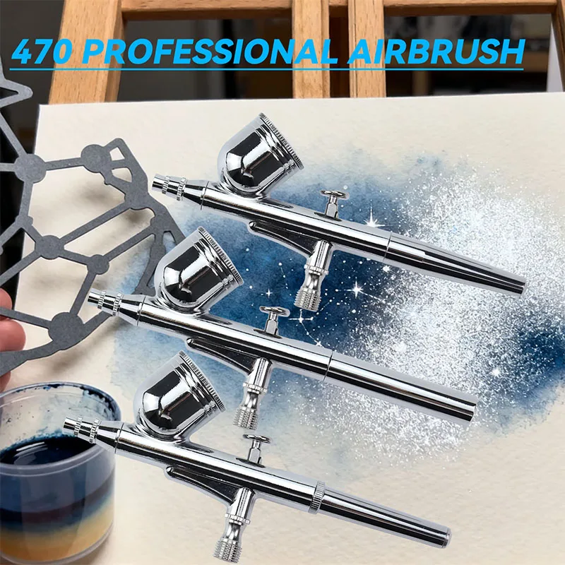 Модель аэрографа HD470, многоцелевой пистолет-распылитель двойного действия с гравитационной подачей, набор для распыления, авто, графика, художественные ремесла, татуировки, торта
Модель аэрографа HD470, многоцелевой пистолет-распылитель двойного действия с гравитационной подачей, набор для распыления, авто, графика, художественные ремесла, татуировки, торта