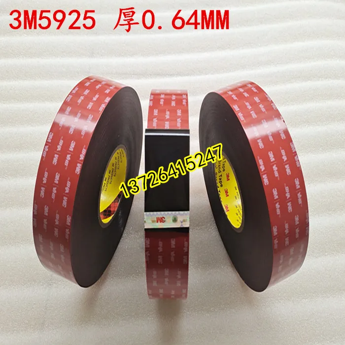Original 3M5925VHB acrylic black strong double-sided tape car special foam tape thickness 0.64
Original 3M5925VHB acrylic black strong double-sided tape car special foam tape thickness 0.64