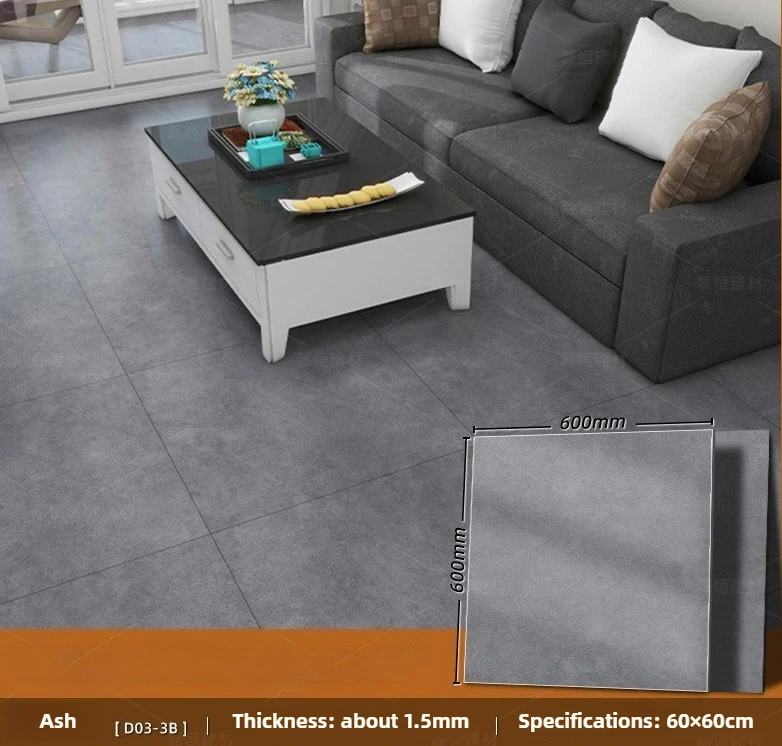 60x60cm 1.5mm Thick PVC Bathroom Floor Sticker - Waterproof Anti-Slip Self-Adhesive for Toilet Shower Renovation DIY
60x60cm 1.5mm Thick PVC Bathroom Floor Sticker - Waterproof Anti-Slip Self-Adhesive for Toilet Shower Renovation DIY