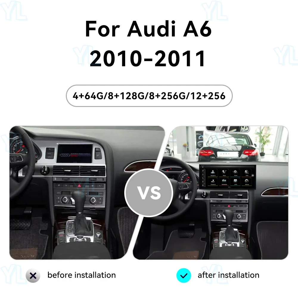15,8-дюймовый сенсорный экран Android 14 для Audi A6 2010 2011, автомобильное радио, стерео, автомобильный мультимедийный плеер, GPS-навигация, головное устройство DSP
15,8-дюймовый сенсорный экран Android 14 для Audi A6 2010 2011, автомобильное радио, стерео, автомобильный мультимедийный плеер, GPS-навигация, головное устройство DSP