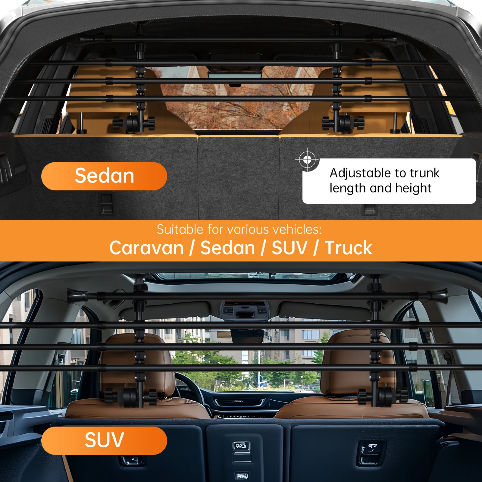 Artudatech Luggage compartment dog guard protective grille for car SUV station wagon universal
Artudatech Luggage compartment dog guard protective grille for car SUV station wagon universal