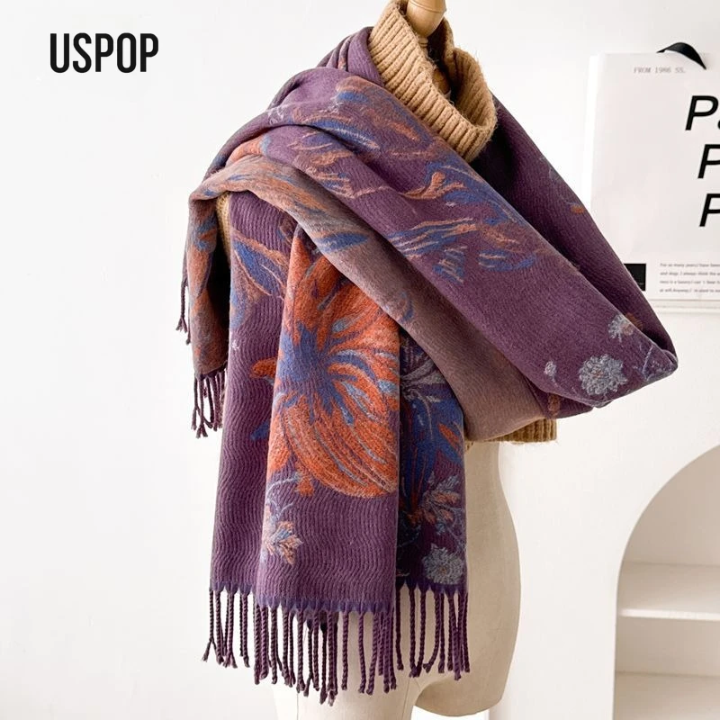 USPOP зимний женский двусторонний кашемировый большой шарф, шаль, теплый толстый двусторонний двухцветный шарф-одеяло большого размера
USPOP зимний женский двусторонний кашемировый большой шарф, шаль, теплый толстый двусторонний двухцветный шарф-одеяло большого размера