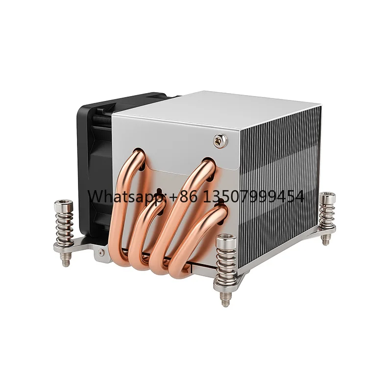 165W 2U Active Server Cpu Cooler Radiator 4pcs Copper Heatpipes Processor Heatsink for Square Narrow Lga 2011 2066 1366
165W 2U Active Server Cpu Cooler Radiator 4pcs Copper Heatpipes Processor Heatsink for Square Narrow Lga 2011 2066 1366
