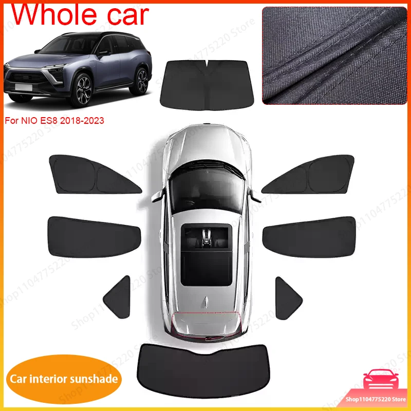 Car Black Windows Privacy Sunshade For NIO ES8 EL8 2018-Present Auto Anti-UV Heat Insulation Protect Cover Interior Accessories
Car Black Windows Privacy Sunshade For NIO ES8 EL8 2018-Present Auto Anti-UV Heat Insulation Protect Cover Interior Accessories