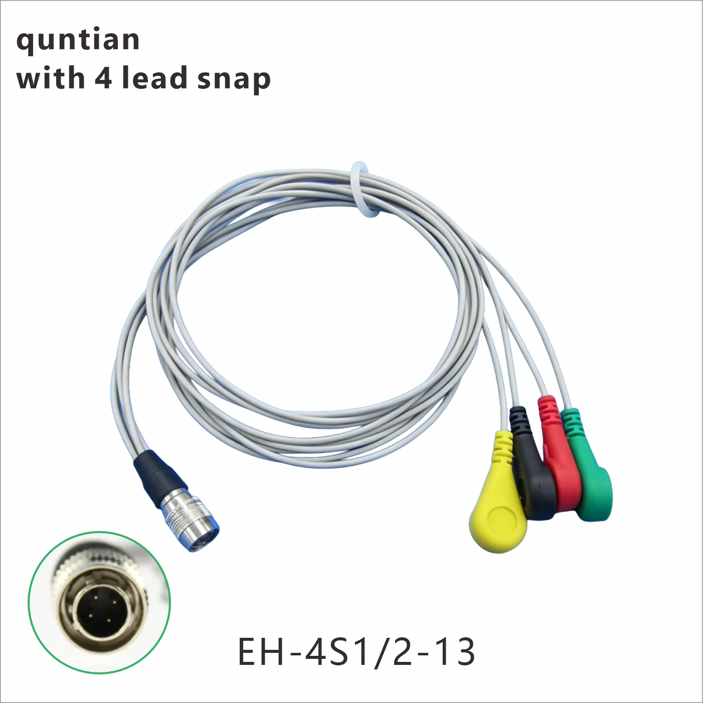 emslife No.3701 4Leads 6leads ECGEHG cable Holter Leadwires for Quntian ECG Telemetry
emslife No.3701 4Leads 6leads ECGEHG cable Holter Leadwires for Quntian ECG Telemetry