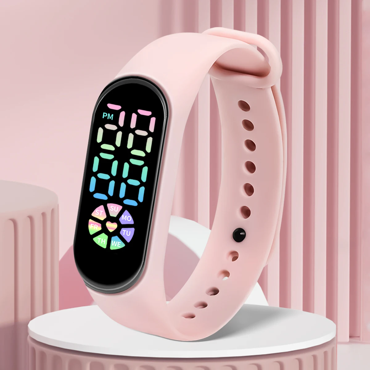 Детские часы, новинка, простой спортивный цветной браслет для мальчиков и девочек, повседневный светодиодный студенческий браслет, праздничный подарок 
Детские часы, новинка, простой спортивный цветной браслет для мальчиков и девочек, повседневный светодиодный студенческий браслет, праздничный подарок