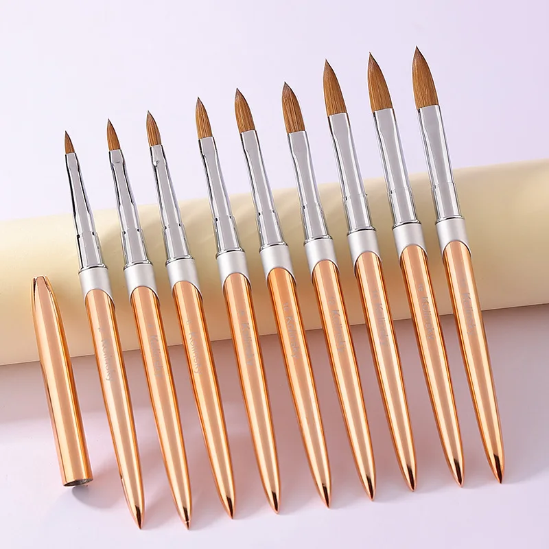 Rose Gold Kolinsky Nail Brush, Siberian Sable Crystal Carving Pen, Acrylic Nail Art Brush
Rose Gold Kolinsky Nail Brush, Siberian Sable Crystal Carving Pen, Acrylic Nail Art Brush
