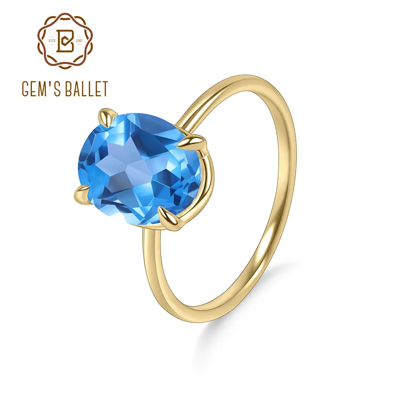 GEM'S BALLET18K позолоченное серебро овальное 8X10 мм 3,92 карата швейцарский синий топаз камень пасьянс с зубцами орла женское обручальное кольцо
GEM'S BALLET18K позолоченное серебро овальное 8X10 мм 3,92 карата швейцарский синий топаз камень пасьянс с зубцами орла женское обручальное кольцо