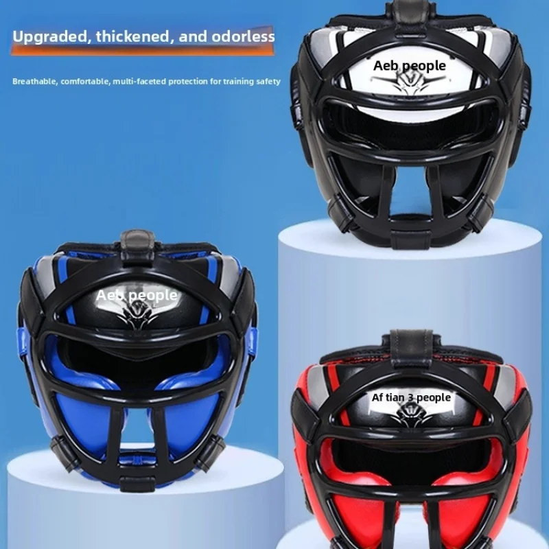Adult & Child Boxing Helmet MMA Headgear with Face Shield Taekwondo Muay Thai Sparring Protective Gear Training Head Protection
Adult & Child Boxing Helmet MMA Headgear with Face Shield Taekwondo Muay Thai Sparring Protective Gear Training Head Protection